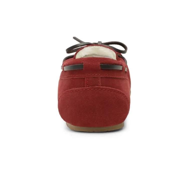 Faux Suede Moccasin Slippers