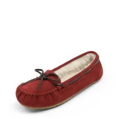 Faux Suede Moccasin Slippers