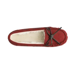 Faux Suede Moccasin Slippers
