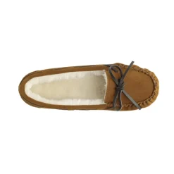 Faux Suede Moccasin Slippers