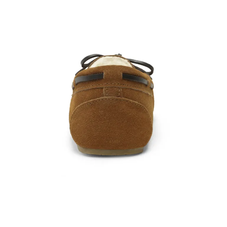 Faux Suede Moccasin Slippers