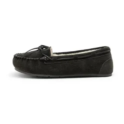 Faux Suede Moccasin Slippers