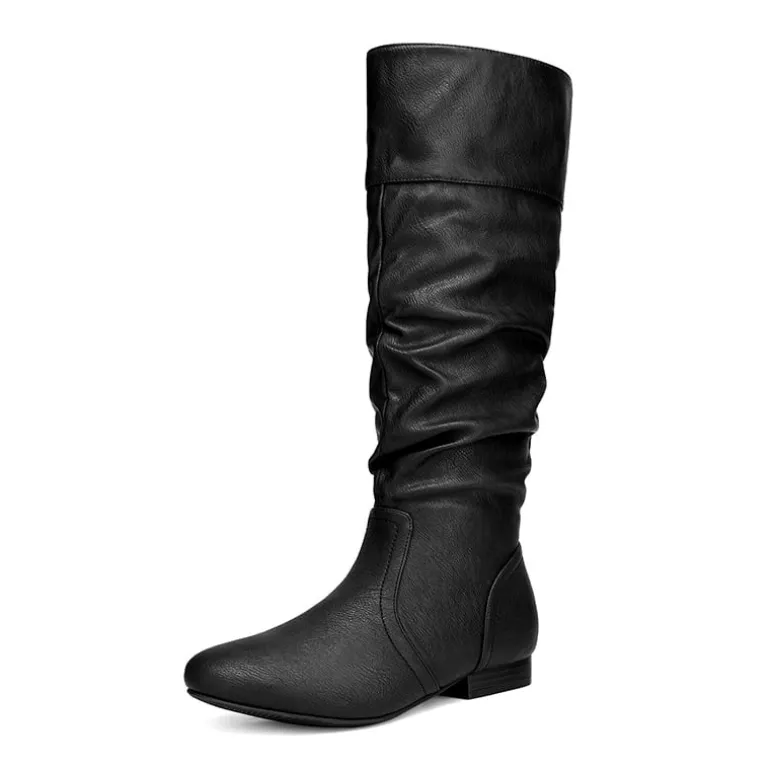 Flat Knee High Boots