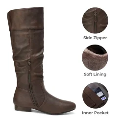 Flat Knee High Boots