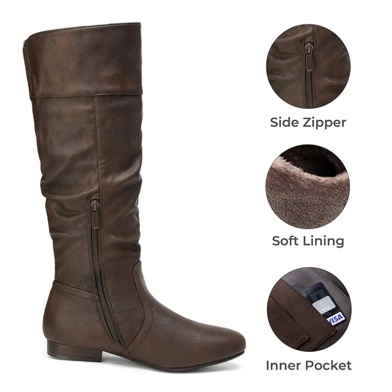 Flat Knee High Boots