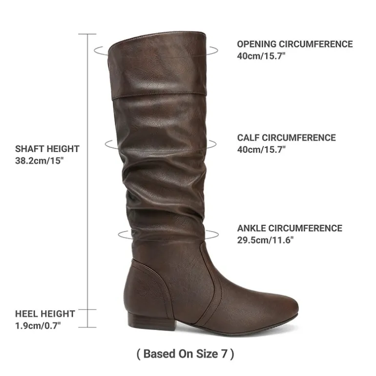 Flat Knee High Boots
