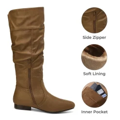 Flat Knee High Boots