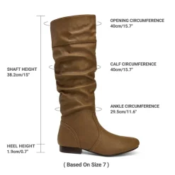 Flat Knee High Boots