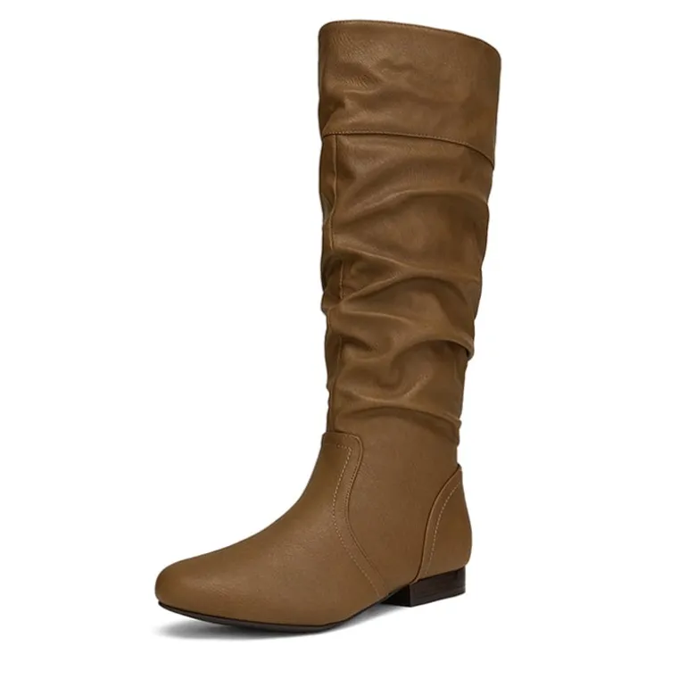 Flat Knee High Boots