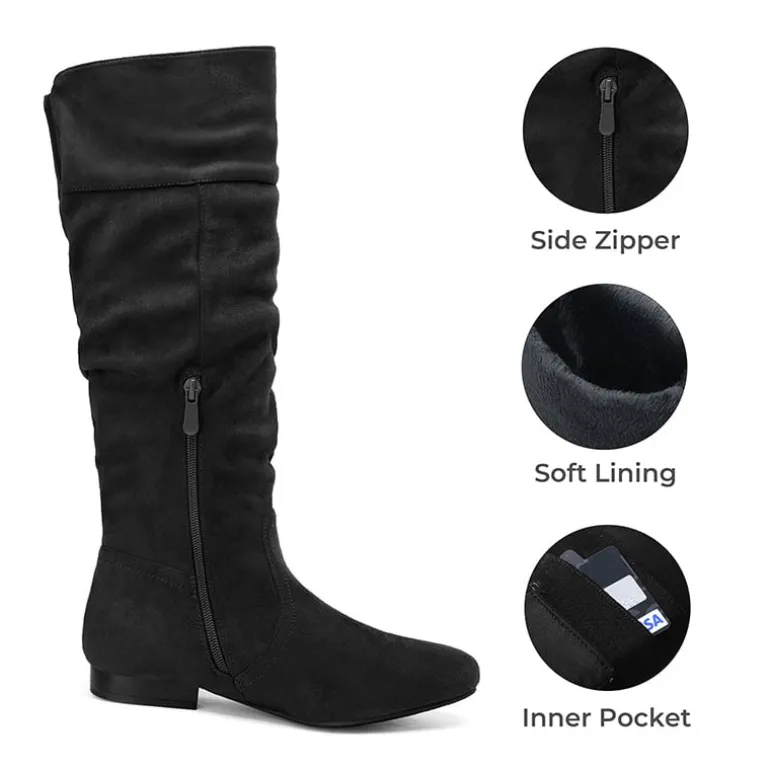 Flat Knee High Boots