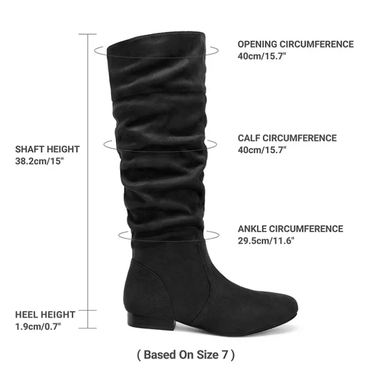 Flat Knee High Boots