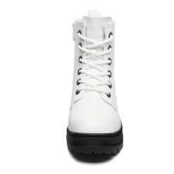 Flat Lace Up Ankle Combat Boots