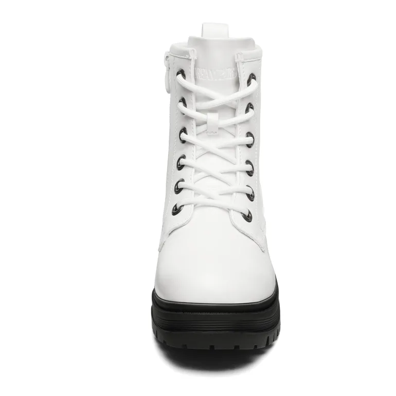 Flat Lace Up Ankle Combat Boots