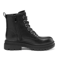 Flat Lace Up Ankle Combat Boots