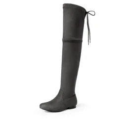 Flat Thigh High Boots