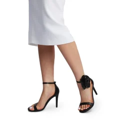 Floral Stiletto Heel Sandals