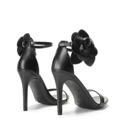Floral Stiletto Heel Sandals