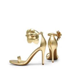 Floral Stiletto Heel Sandals