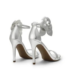 Floral Stiletto Heel Sandals