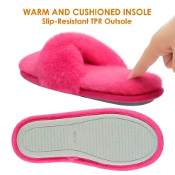 Fluffy Flip Flop House Slippers