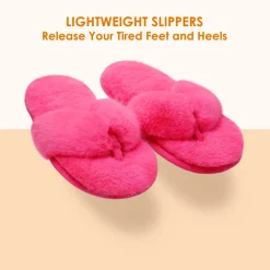 Fluffy Flip Flop House Slippers