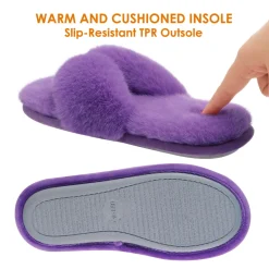 Fluffy Flip Flop House Slippers