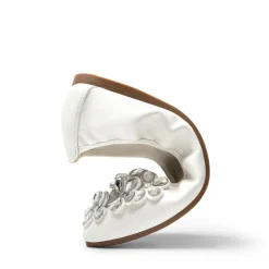 Foldable Rhinestone Slip-On Ballet Flats