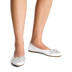 Foldable Rhinestone Slip-On Ballet Flats