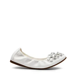 Foldable Rhinestone Slip-On Ballet Flats