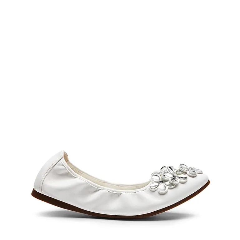 Foldable Rhinestone Slip-On Ballet Flats
