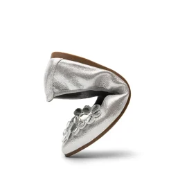 Foldable Rhinestone Slip-On Ballet Flats