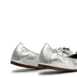 Foldable Rhinestone Slip-On Ballet Flats
