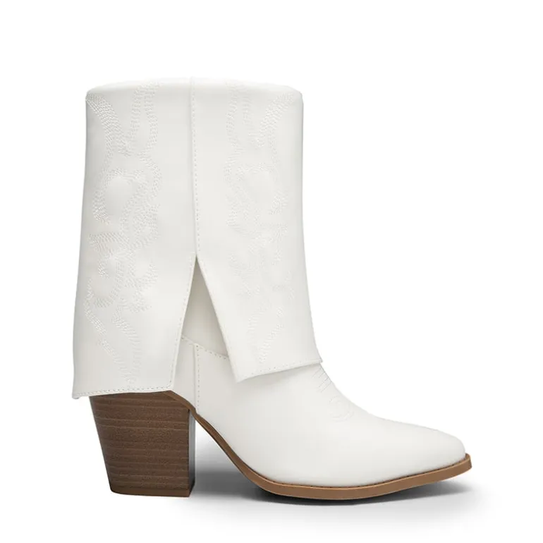 Fold Over Embroidered Cowgirl Boots