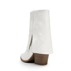 Fold Over Embroidered Cowgirl Boots