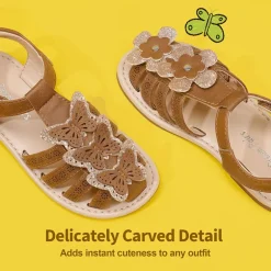 [Fun Mix- Fantasy] Girls DIY Interchangeable Flower Butterfly Sandals