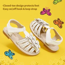 [Fun Mix- Fantasy] Girls DIY Interchangeable Flower Butterfly Sandals