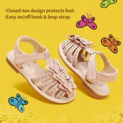 [Fun Mix- Fantasy] Girls DIY Interchangeable Flower Butterfly Sandals