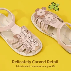 [Fun Mix- Fantasy] Girls DIY Interchangeable Flower Butterfly Sandals
