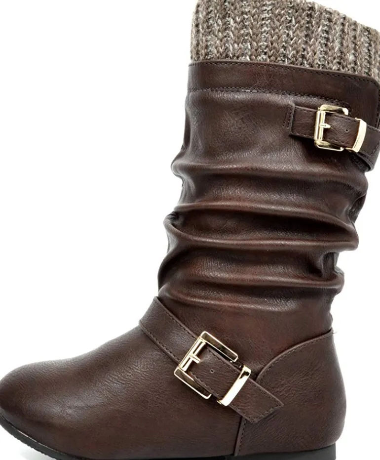 Fur Lined Kids Winter Boots