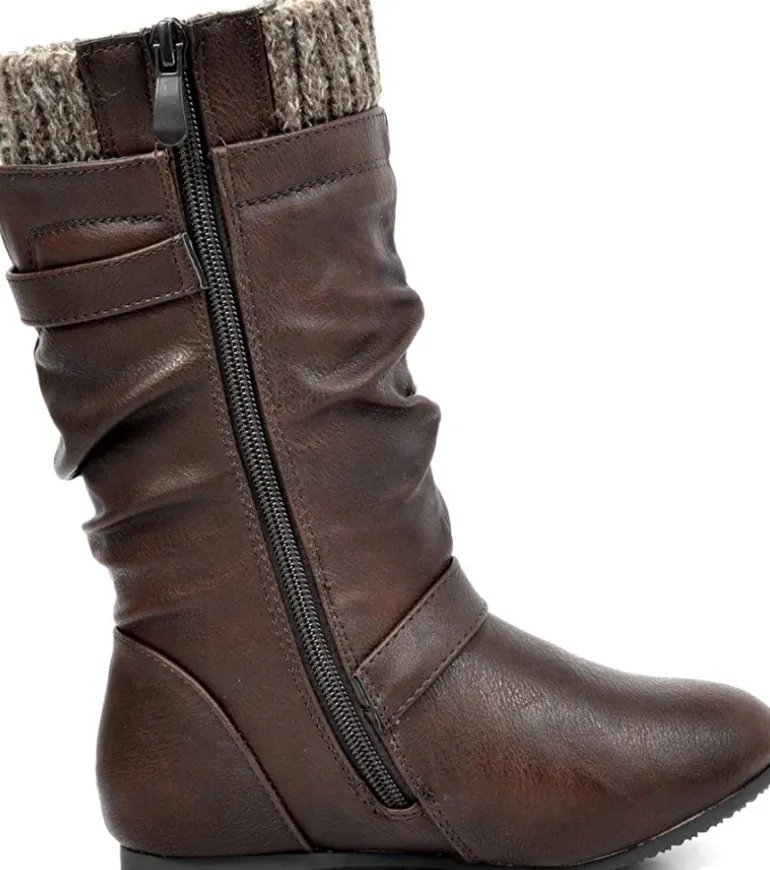 Fur Lined Kids Winter Boots
