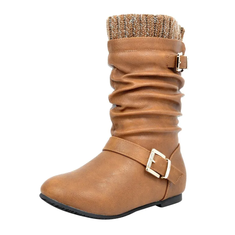 Fur Lined Kids Winter Boots
