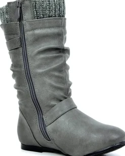 Fur Lined Kids Winter Boots
