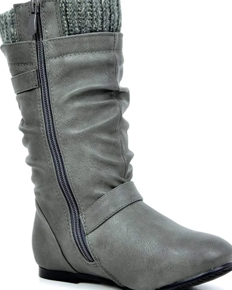 Fur Lined Kids Winter Boots