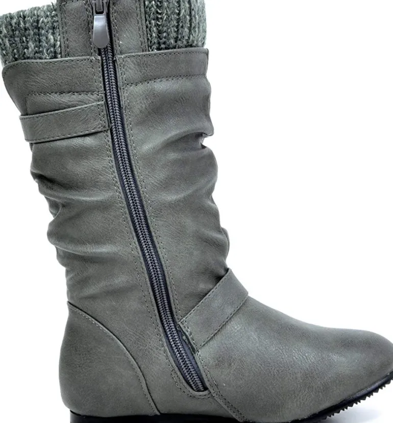 Fur Lined Kids Winter Boots