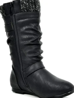 Fur Lined Kids Winter Boots