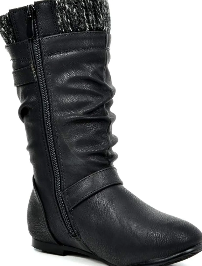 Fur Lined Kids Winter Boots