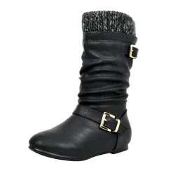Fur Lined Kids Winter Boots