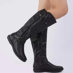 Fur Lined Knee High Boots