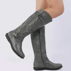 Fur Lined Knee High Boots