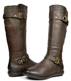 Fur Lined Knee High Boots